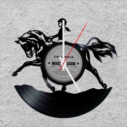 Horse Riding LP Vinyl Clock